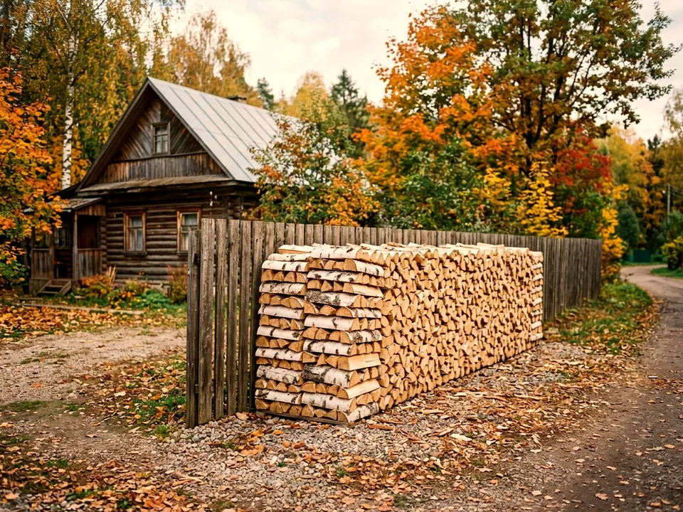 Дуб + укладка в дровник, Октябрьский, улица Промышленная, 44Б